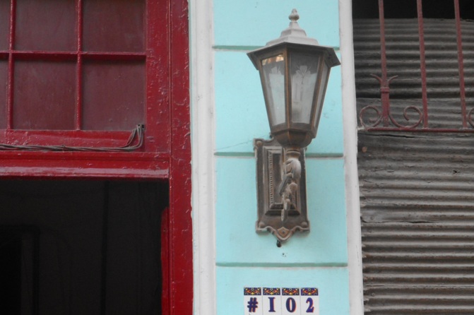 'Entrance view' Casas particulares are an alternative to hotels in Cuba.